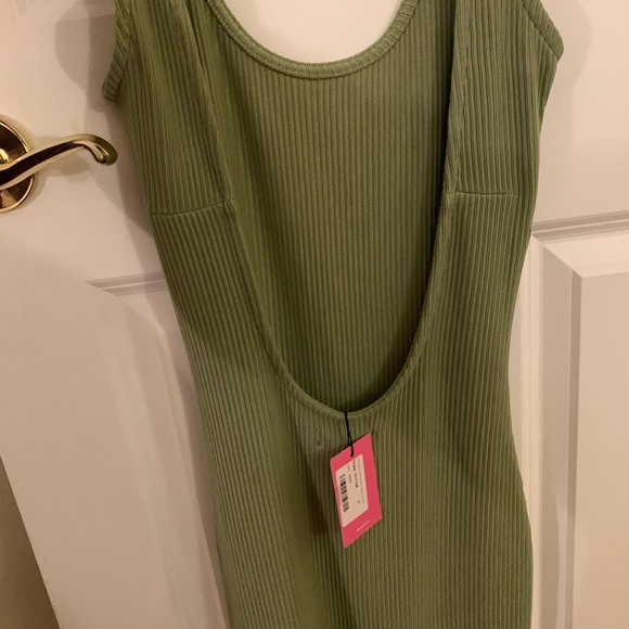 EDIKTED CHIA RIBBED OPEN BACK DRESS - Picture 5 of 5